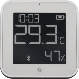 Shelly Blu ZB H&T Display white Temperatur- & Feuchtigkeitssensor Bluetooth Zigbee weiß