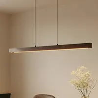 LUCANDE Nihalo 1-flg. 122 cm Holz dunkel