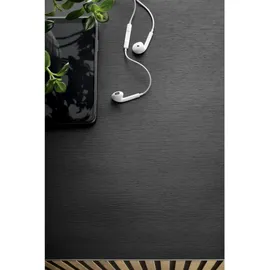 bettso Nachttisch, SENTINO / Schwarz, Graphit Eiche wotan - Schwarz