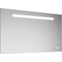 Burgbad Eqio Leuchtspiegel mit LED-Beleuchtung, 1 Sensorschalter, Handyhalter, 1200x30x700mm,