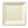 Papstar Zuckerrohr-Teller eckig 26 cm x 26 cm 50 St. Weiß