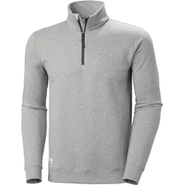 hh workwear Classic Half Zip Sweatshirt Grau