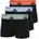 Boxershorts einfarbig Schwarz/Blau/Rot XXL 3er Pack