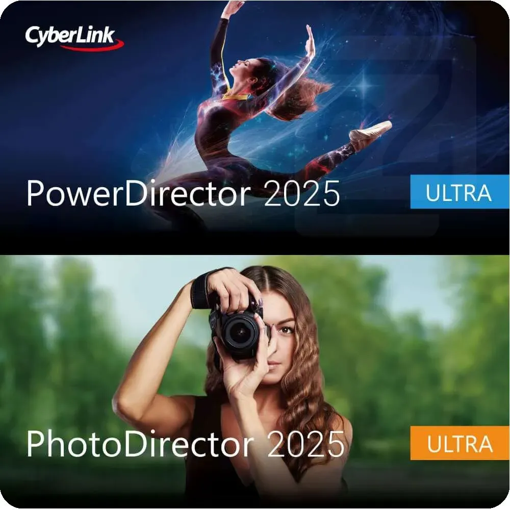 Cyberlink PowerDirector 2025 Ultra & PhotoDirector 2025 Ultra