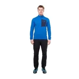 Mountain Equipment Herren Lumiko Zip Longsleeve (Größe XL, blau)