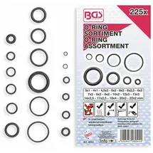 BGS 8044 O-Ring-Sortiment 225-tlg. Ø 3 - 22 mm