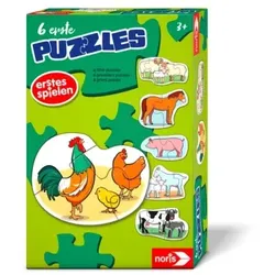 noris 6 erste Puzzles - Bauernhoftiere