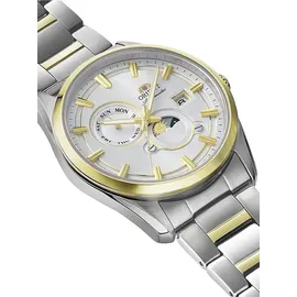 Orient Stretto Sun and Moon Edelstahl 40 mm RA-AK0312S30B