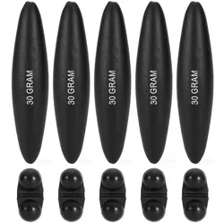 20g / 30g EVA Inline Pose mit Glocke Angeln Auftrieb Posen Gewicht Perle Wels Pose Angeln 30g - 5pcs