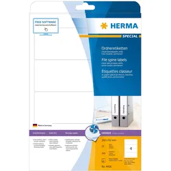 HERMA Special - Papier - matt - permanent selbstklebend - beschichtet - weiß - 1