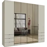 Wiemann Falttürenschrank »Kansas«, mit Spiegel und Glas beige