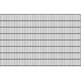 FA-Bausysteme Doppelstabmattenzaun 6/5/6 250 x 163 cm Anthrazit