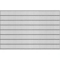 FA-Bausysteme Doppelstabmattenzaun 6/5/6 250 x 163 cm Anthrazit