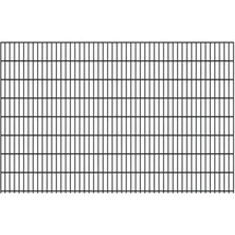 FA-Bausysteme Doppelstabmattenzaun 6/5/6 250 x 163 cm Anthrazit