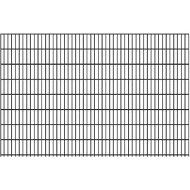 FA-Bausysteme Doppelstabmattenzaun 6/5/6 250 x 163 cm Anthrazit