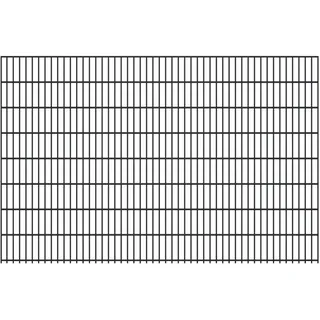 FA-Bausysteme Doppelstabmattenzaun 6/5/6 250 x 163 cm Anthrazit