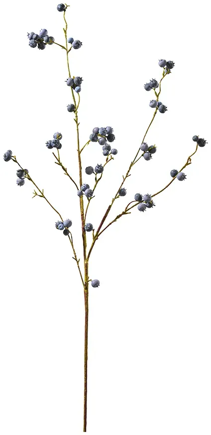 Blaubeeren Zweig 112cm blau