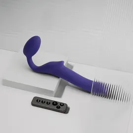 Strap-On-Me Strap-on-me, Vibrating Bendable Strap-on - Size M, 34 cm,