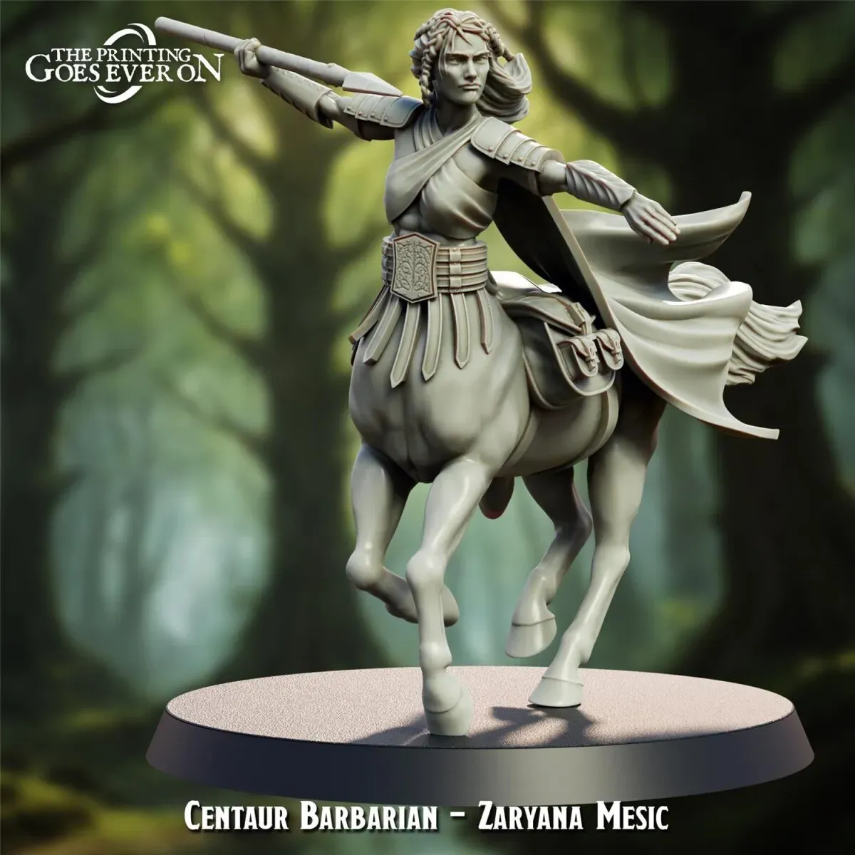 Centaur Barbarian - Zaryana Mesic aus Heart of the Forest von The Printing Goes Ever On
