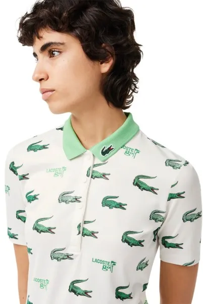 LACOSTE Polo weißgrün - 32