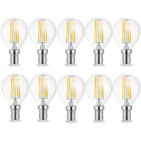 Aigostar 10 x 4w E14 LED Birne Filament Leuchtmittel