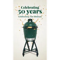 Big Green Egg Holzkohlegrill MEDIUM Starterset 50 Jahre Jubiläumset