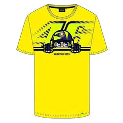 VR46 Racing Apparel Cupolino, T-Shirt - Gelb - S