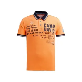 Camp David Poloshirt orange L