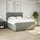 vidaXL Boxspringbett 180 x 200 cm Hellgrau