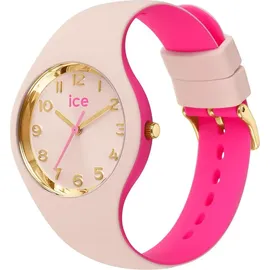 ICE-Watch Ice Duo chic Pink Duo - Rosa Damenuhr mit Silikonarmband - 023275