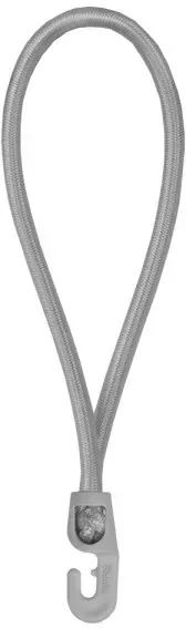 Spanngummi mit PVC Haken 0,4x18cm grau Bradas 5525