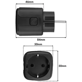 GreenBlue Smart-Home-Steckdose 1 St. Schwarz