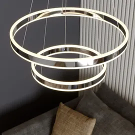 LUCANDE Lyani 1-flg. 60 cm chrom/silber