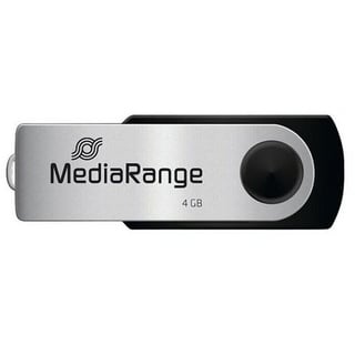 MediaRange Flexi-Drive 4GB schwarz/silber