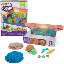 Spin Master Kinetic Sand Project Planet Turtle Beach, Kinetischer Sand für Kinde