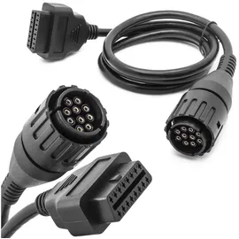 ADAPTER UNIVERSE Diagnosegerät OBD 2 auf 10 Pol Stecker