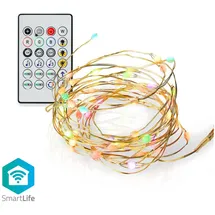 Nedis LED-Lichterkette spritzwassergeschützt 5 m mehrfarbig