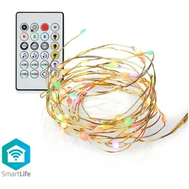 Nedis LED-Lichterkette spritzwassergeschützt 5 m mehrfarbig