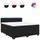 vidaXL Boxspringbett 180 x 200 cm Schwarz