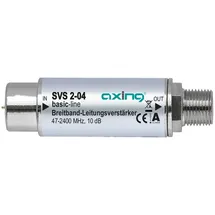 Axing SVS 2-04 Satelliten-Leitungsverstärker Inline Breitband (10dB, 47 - 2200 MHz)