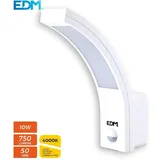 EDM - Wandleuchte Außen Led 10w 750lm 4000k Ip54 6,6x18,8x25cm Mit Bewegungssensor