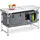 Relaxdays Campingtisch Klappbar Silber/Weiß