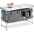 Relaxdays Campingtisch Klappbar Silber/Weiß