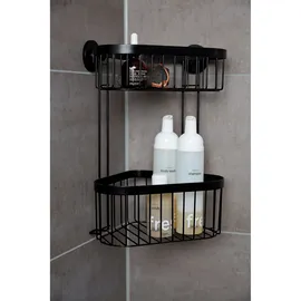 Wenko Classic Plus Black 2 Ablagen