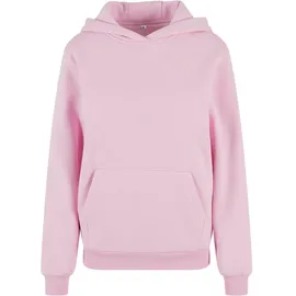 Build Your Brand Fluffy Hoody Hoodie Rosa S