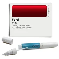 Genuine Colors Lackstift LUCID/CARPET RED 7443 Kompatibel/Ersatz für Ford Rot