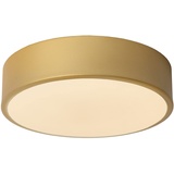 Lucide LED-Deckenleuchte Unar, gold matt, Ø 20 cm