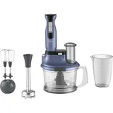 Arzum AR1104 Stabmixer 1500W Turbofunktion, mit Ice-Crushfunktion, mit Messbecher, mit Mixbecher Bl, Stabmixer, Blau