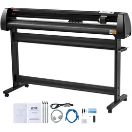 Vevor Vinyl Schneideplotter Vinyl Schneideplotter 1350 mm Slogan Schneideplotter Desktop Maschine mit der Software, Schneideplotter