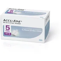 Roche Accu Fine sterile Nadeln für Insulinpens 5 mm 31 G